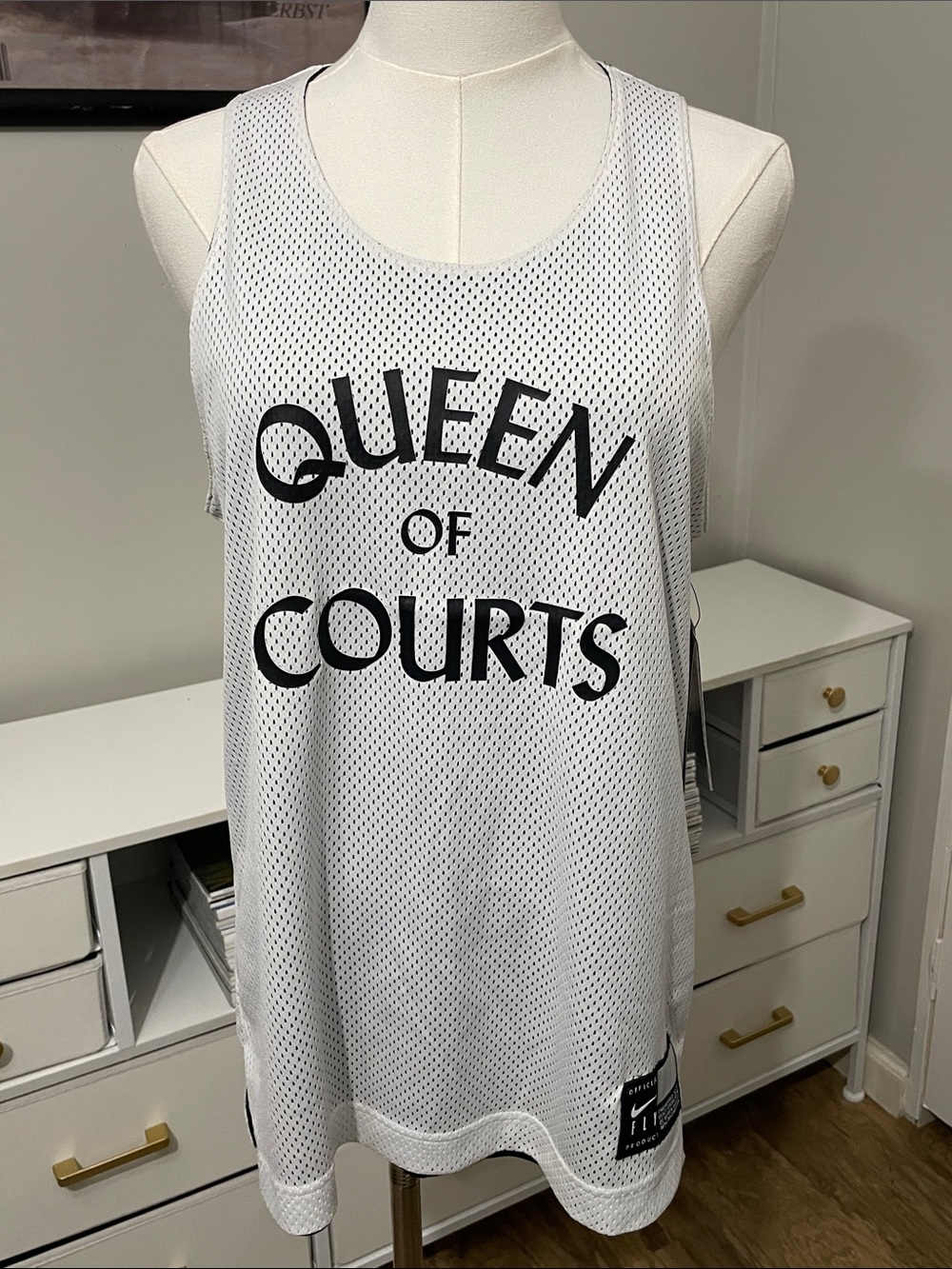 Nike Swoosh Fly Reversible Basketball Jersey (S)
